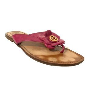 Tory Burch Sandals Women’s Size 8 Pink Leather Thong